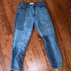 PACSUN PATCHWORK JEANS